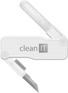 Clean IT čistiaca sada pre slúchadlá, biela