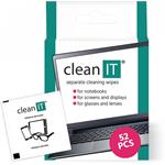 Clean IT čistiace utierky mokré, 52 ks (CL-150)