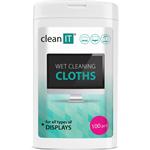 Clean IT MINI, vlhčené čistiace utierky, 100 ks