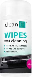 Clean IT vlhčené čistiace obrúsky na plasty, 100ks (CL-142)