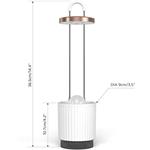 Click and Grow HydroVase by Ermonix, inteligentný kvetináč, biely