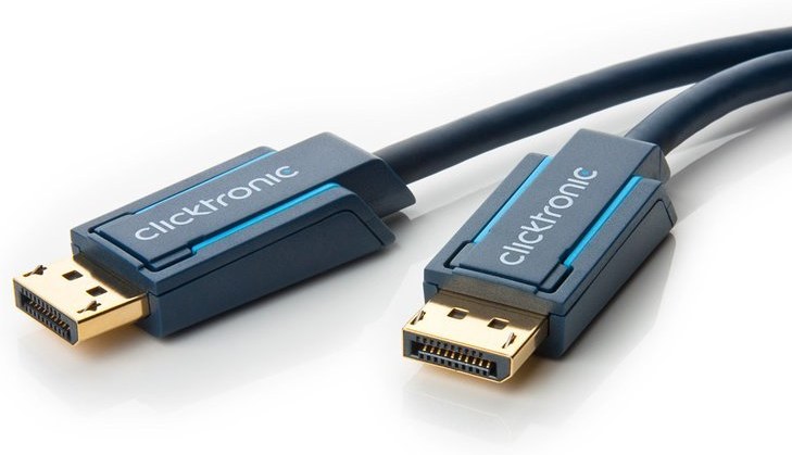 ClickTronic kábel DisplayPort v 1.2 M/M, prepojovací 3,0m