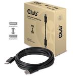 Club3D DisplayPort™ 1.4 HBR3 M/M 8K@60Hz kábel 4 m