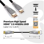 Club3D kábel HDMI v 2.0 M/M, prepojovací 1,0 m