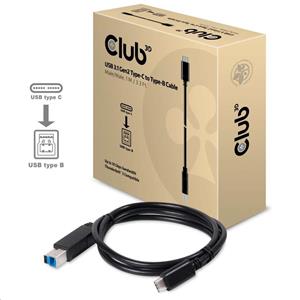 Club3D kábel USB 3.1 typ C Gen2 na USB typ B (M/M), 1m
