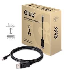 Club3D miniDisplayPort-DisplayPort1.2 kábel M/M, 2.0m, prepojovací