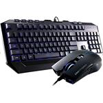 CM STORM herná klávesnica + myš Devastator, ENG verzia, 2000DPI, blue LED, USB, čierna