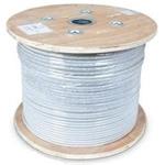 CNS kábel, cat. 6a, S/FTP drôt, 305m, sivá