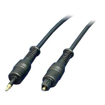 CNS Kábel optický typ TOSLINK/JACK 2.0m, Toslink M/Optical Jack 3.5mm