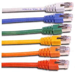 CNS patch kábel RJ45, cat. 5e, FTP, 2,0m, žltý