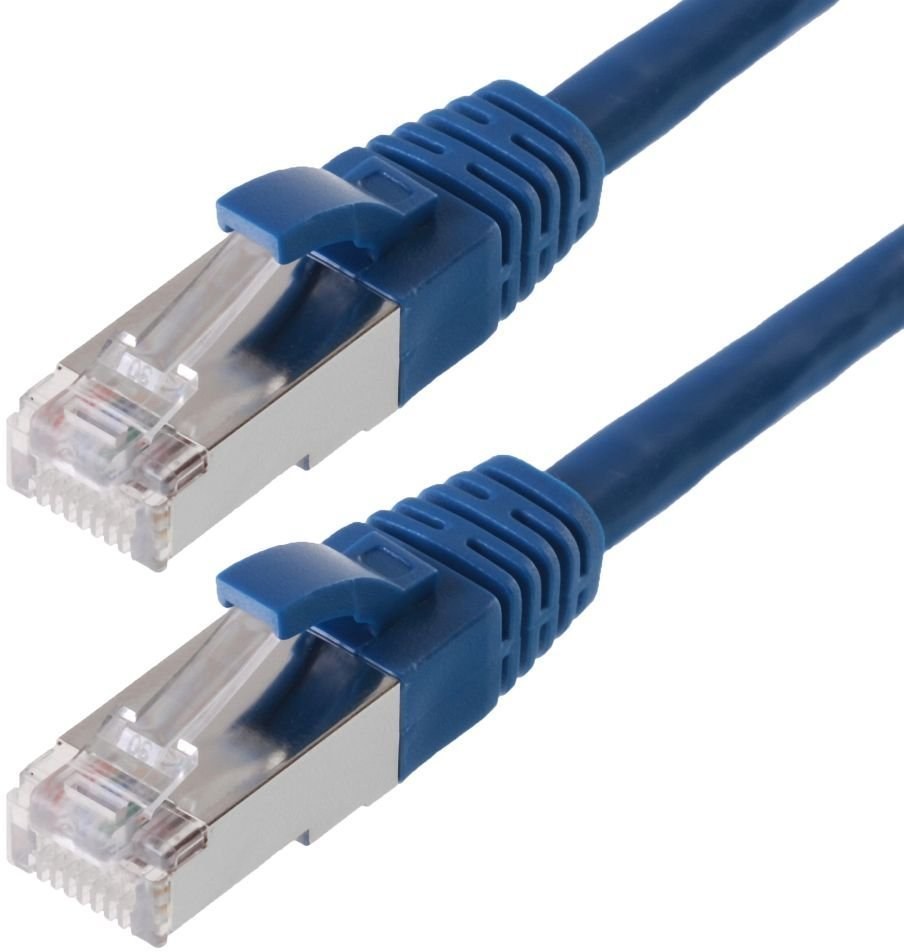 CNS patch kábel RJ45, cat. 5e, FTP, 3,0m, modrý