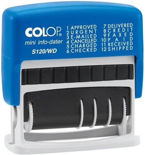 COLOP S 120/WD Mini-Info Dater, datumové razítko+text