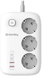 ColorWar CW-CHE34PDW, predlžovačka, biela