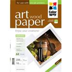 ColorWay A4 ART Wood, 230g/m2, lesklý, 10ks