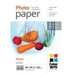 ColorWay A4 fotopapier, 130g/m2, matný, 50ks