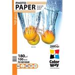 ColorWay A6 Fotopapier, 180g/m2, vysoko lesklý, 100 ks