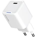 ColorWay AC nabíjačka GaN Mini 25W PD Port, PPS, USB-C, biela