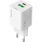 ColorWay AC nabíjačka GaN Mini 30W PD Port PPS USB (Type-C PD + USB QC4.0), biela