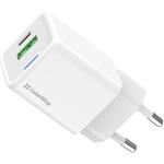 ColorWay AC nabíjačka GaN Mini 35W PD Port PPS USB (Type-C PD + USB QC4.0), biela