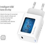 ColorWay AC nabíjačka GaN Mini 45W PD Port PPS USB-C, biela