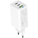 ColorWay AC nabíjačka GaN Mini 65W PD Port PPS USB (USB-2C1A), biela