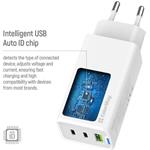 ColorWay AC nabíjačka GaN Mini 65W PD Port PPS USB (USB-2C1A) káble Type-C & Lightning