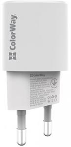 ColorWay AC nabíjačka GaN3 Power Delivery 33W, biela