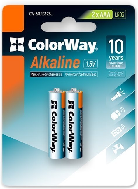 ColorWay Alkaline Power AAA, 2ks, blister