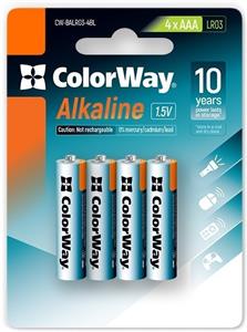ColorWay Alkaline Power AAA, 4ks, blister