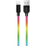 ColorWay kábel USB Apple Lightning 2.4A 1m, farebný