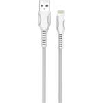 ColorWay kábel USB Apple Lightning (line-drawing) 2.4A 1m, biely