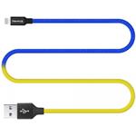 ColorWay kábel USB Apple Lightning, national, 2.4A 1m, modro-žltý