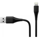 ColorWay kábel USB Apple Lightning (PVC) 2.4A 1m, čierny