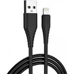 ColorWay kábel USB Apple Lightning (PVC) 2.4A 1m, čierny