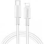 ColorWay kábel USB-C Apple Lightning 3A 1m, biely