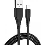 ColorWay kábel USB MicroUSB (PVC) 2.4A 1m, čierny