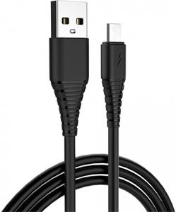 ColorWay kábel USB MicroUSB (PVC) 2.4A 1m, čierny