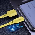 ColorWay kábel USB MicroUSB (soft silicone) 2.4A 1m, žltý