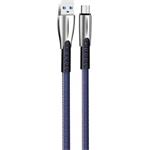 ColorWay kábel USB MicroUSB (zink alloy) 2.4A 1m, modrý