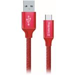 ColorWay kábel USB Type-C 2.1A 1m, červený