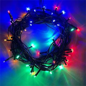 ColorWay LED Garland, 50LED, 5m, 8-funkcíí, USB, multicolor