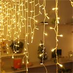 ColorWay LED Garland fringe, strapce 3m x 0.6m 100LED, USB, IP20, teplá biela