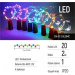 ColorWay LED reťaz, 2m, 20led, 5ks v balení, multifarebná