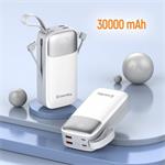ColorWay powerbanka, 30 000 mAh Powerful (USB QC3.0 + USB-C Power Delivery 22.5W), biela