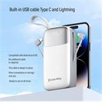 ColorWay powerbanka, 30 000 mAh Powerful (USB QC3.0 + USB-C Power Delivery 22.5W), biela