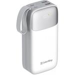 ColorWay powerbanka, 30 000 mAh Powerful (USB QC3.0 + USB-C Power Delivery 22.5W), biela