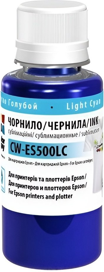 ColorWay sublimačný atrament, 100ml, light cyan