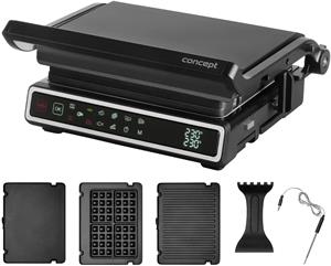 Concept GE3550, kontaktný gril s teplotnou sondou