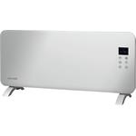 Concept KS4000, konvektor sklenený s montážou na stenu a diaľkovým ovládaním, biely