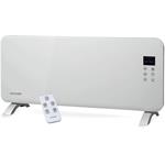 Concept KS4000, konvektor sklenený s montážou na stenu a diaľkovým ovládaním, biely